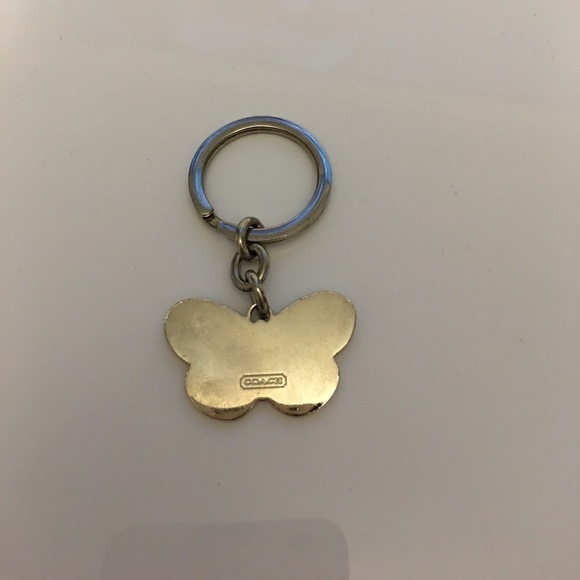 ✨RARE✨ Coach Pink Butterfly Keychain - Picture 3 of 4